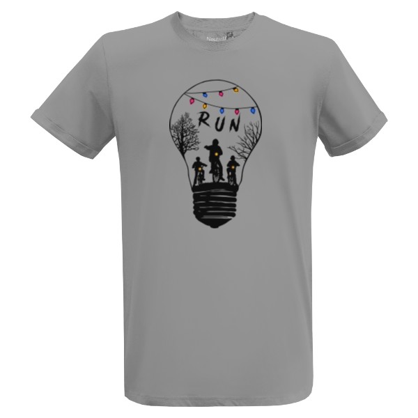 Tričko s potiskem Stranger things RUN!